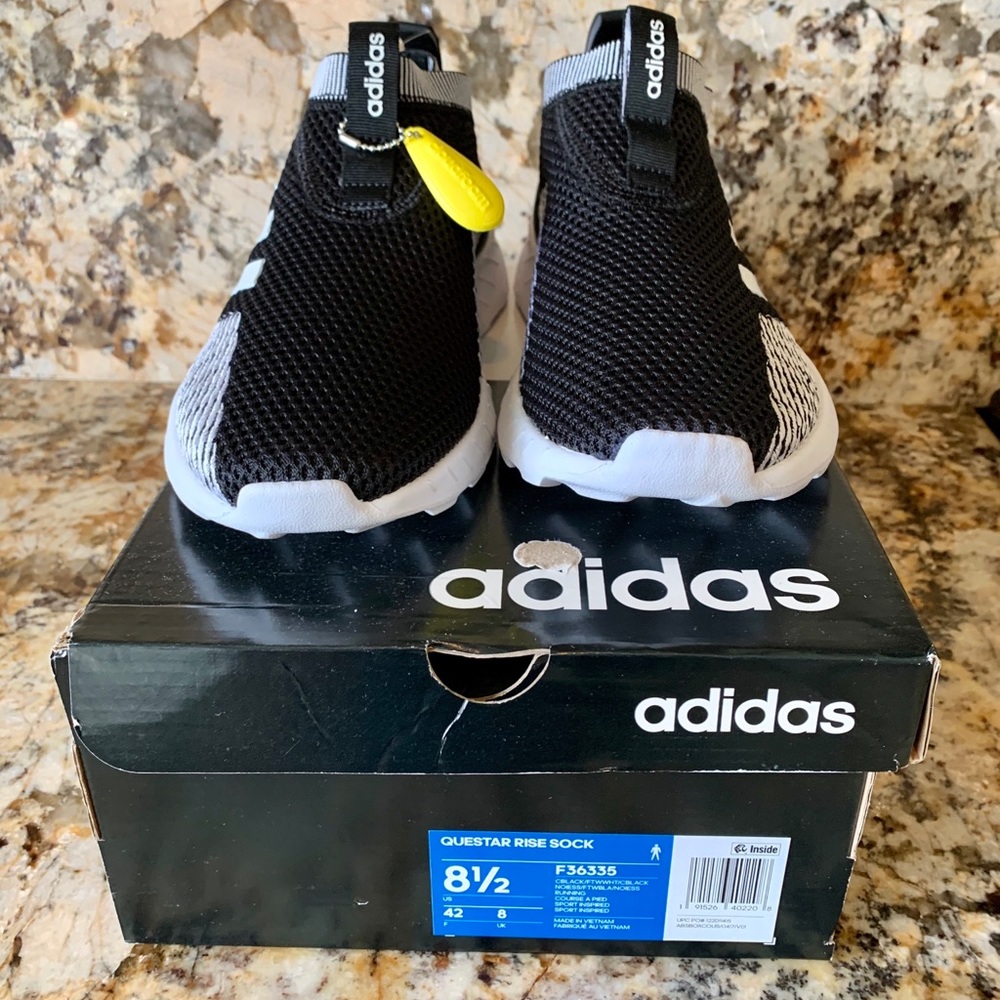 Adidas Questar Rise Sock Shoes.